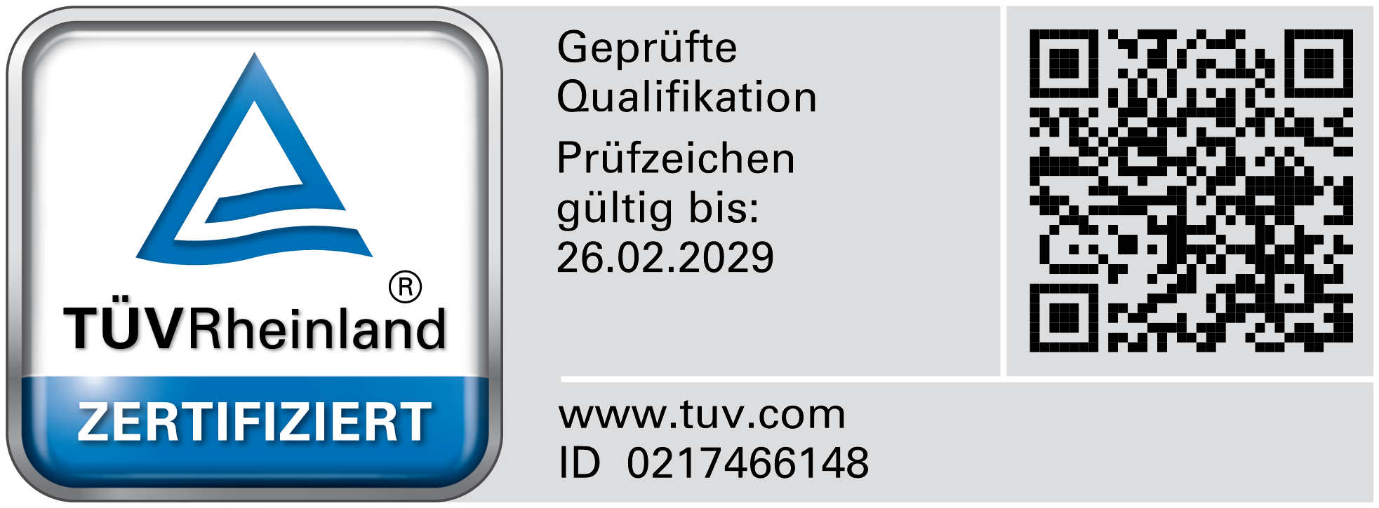 Siegel: TÜV Rheinland zertifizierter AI Consultant